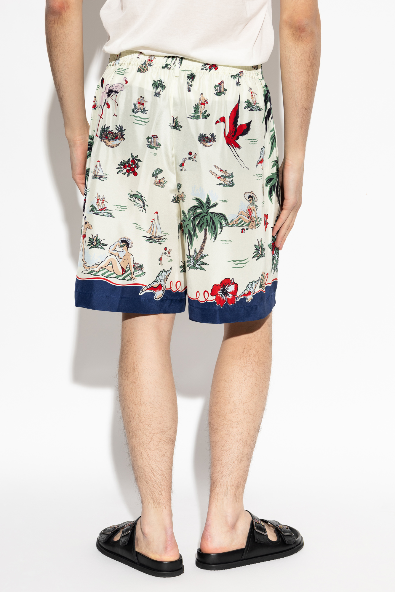 Dsquared2 Silk shorts with print | Men's | Vitkac